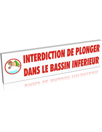 Interdiction de plonger