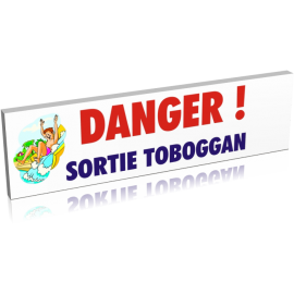 Danger sortie toboggan