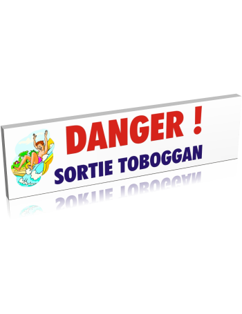 Danger sortie toboggan