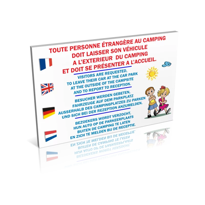 Entrée Toute personne étrangère au camping Entrée Toute personne étrangère au camping