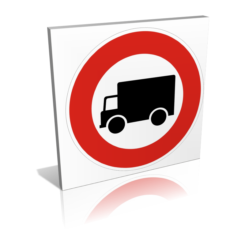 Interdit aux camions Interdit aux camions