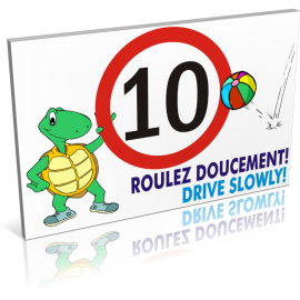 Roulez doucement 10 km/h