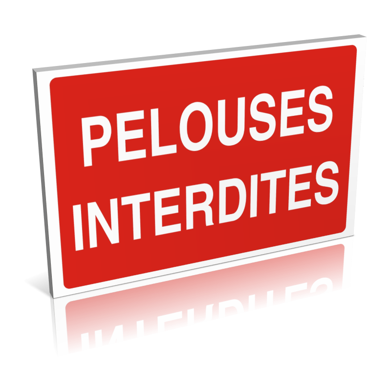 Pelouses interdites Pelouses interdites