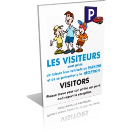 Entrée  Les visiteurs sont priés