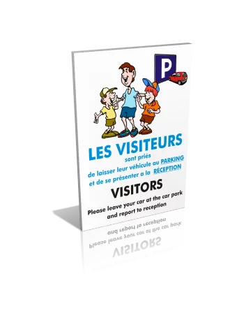 Entrée  Les visiteurs sont priés