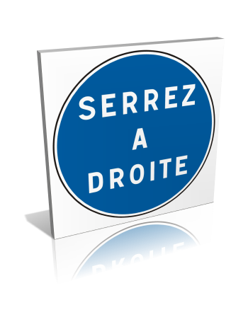 Serrez à droite