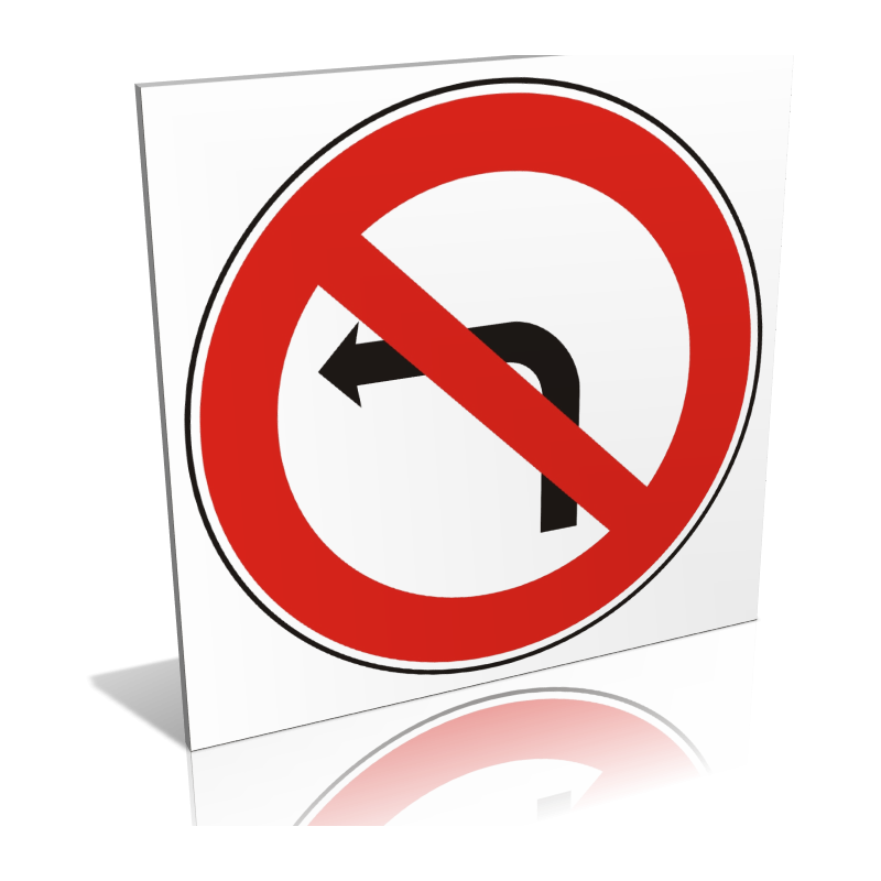Interdiction de tourner à gauche Interdiction de tourner à gauche