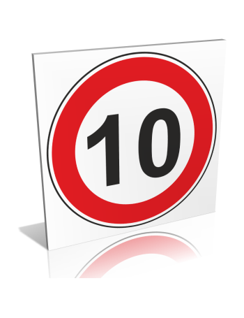 Panneau 10km/h