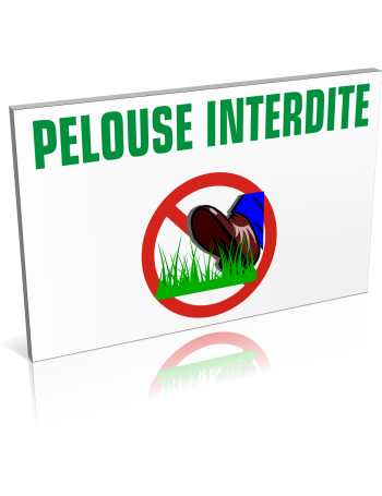 Pelouses interdites