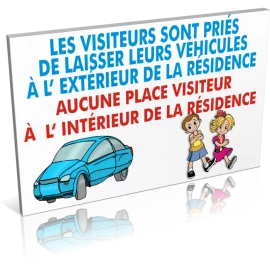 Entrée  Les visiteurs sont priés de laisser