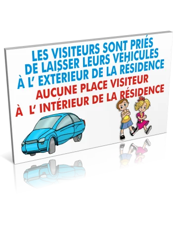 Entrée  Les visiteurs sont priés de laisser