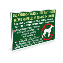 Les chiens classés de 1ere catégorie