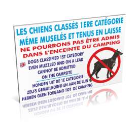 Les chiens classés de 1ere catégorie