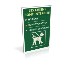 Les chiens sont interdits