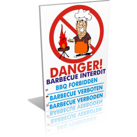 Danger barbecue interdit
