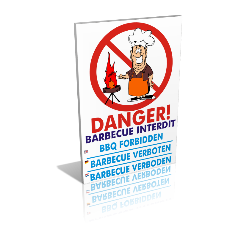 Danger barbecue interdit