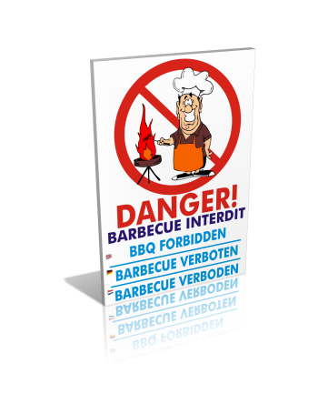 Danger barbecue interdit