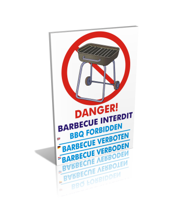 Danger barbecue interdit