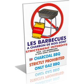 Barbecues à charbon de bois interdits