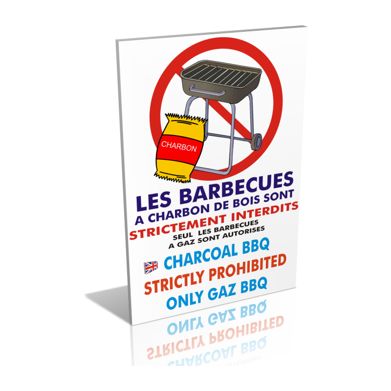 Barbecues à charbon de bois interdits