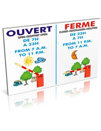 Ouverture fermeture barrière