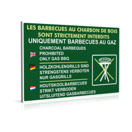 Les barbecues au charbon de bois sont strictement interdits