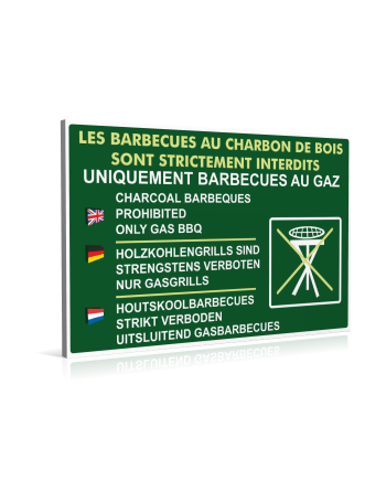 Les barbecues au charbon de bois sont strictement interdits