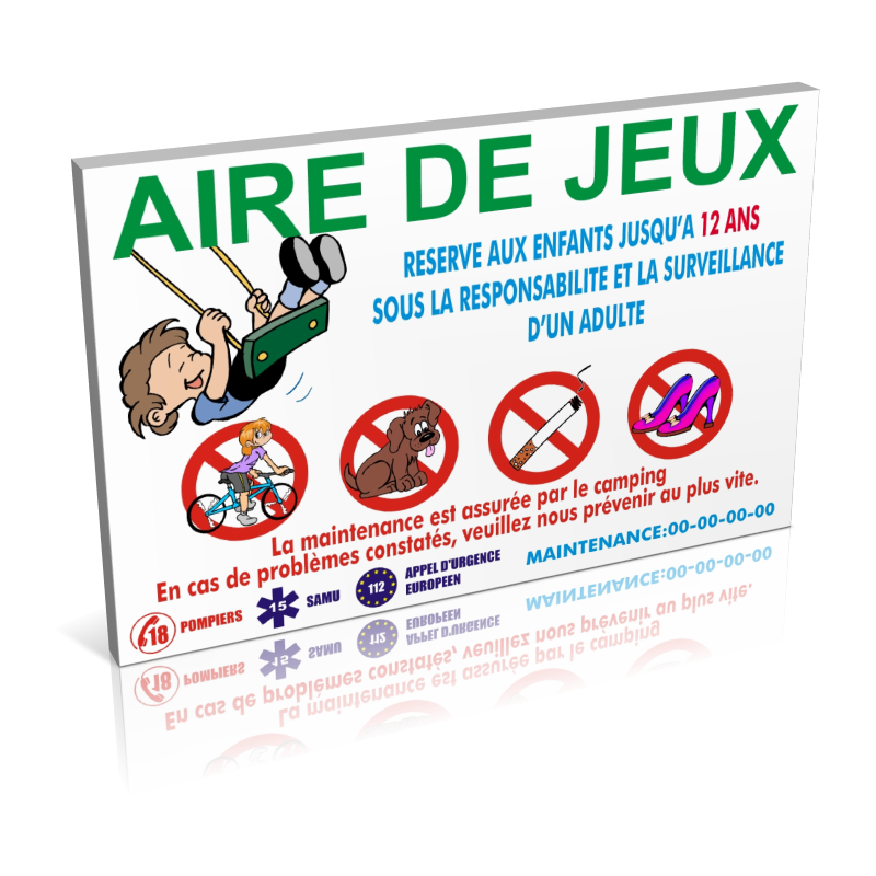 Aire de jeux réservé aux enfants de...