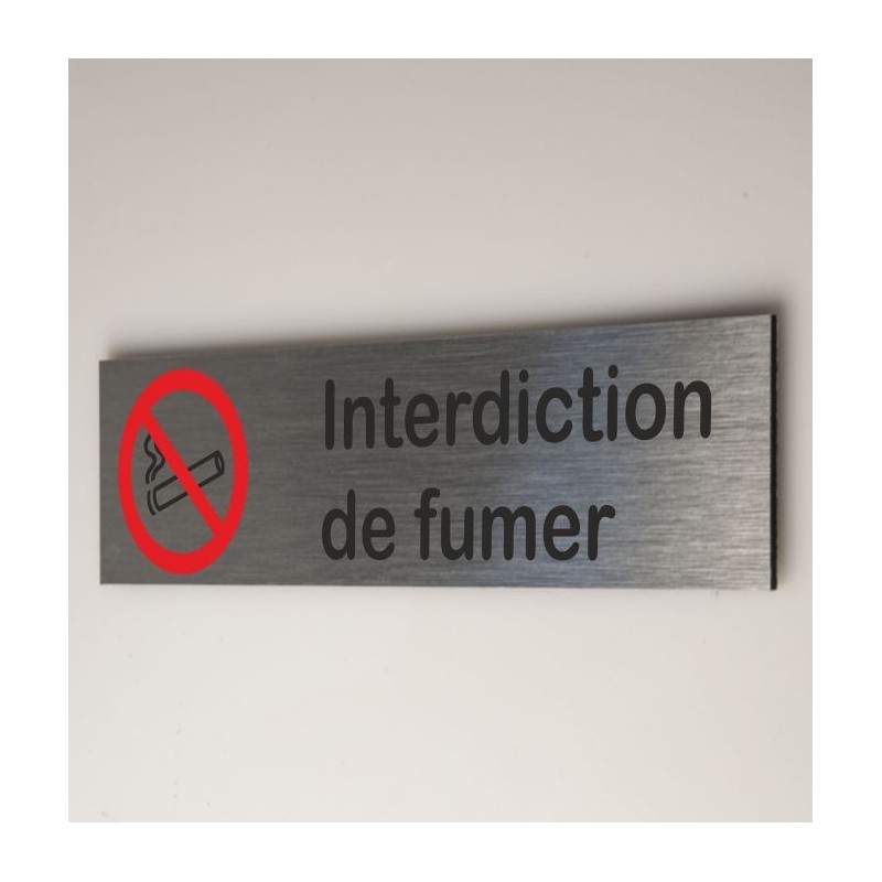 Signalétique interdiction de fumer