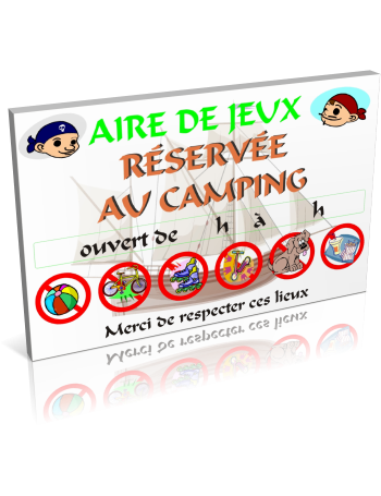 Aire de jeux réservé au camping