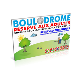 Boulodrome réservé aux adultes