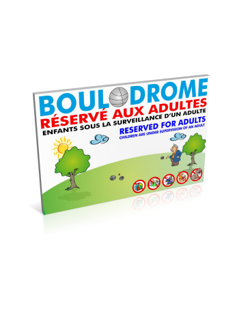 Boulodrome réservé aux adultes