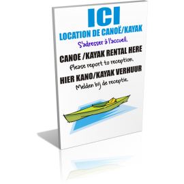 Ici location de canoë / kayak