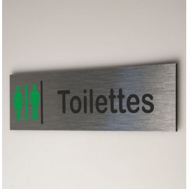 Signalétique toilettes pictogramme vert