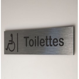 Signalétique toilettes pour personnes handicapées