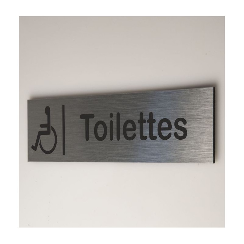 Signalétique toilettes pour personnes handicapées