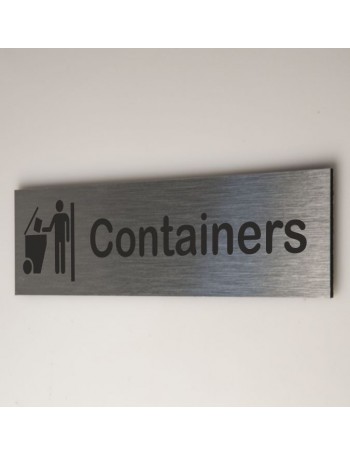 Signalétique containers