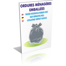 Ordures ménagères emballées