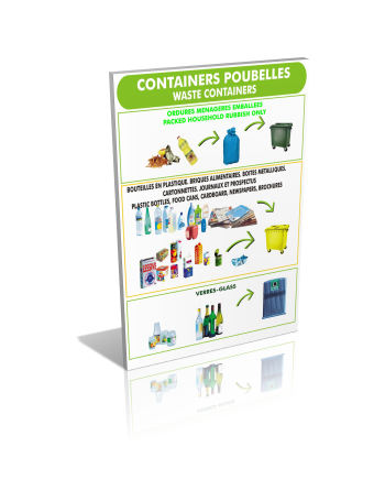 Containers poubelle verre