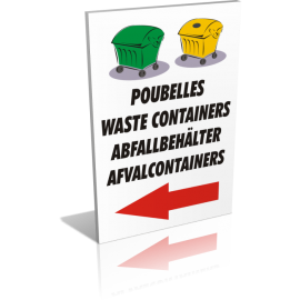 Poubelles direction gauche