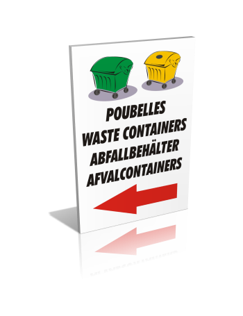 Poubelles direction gauche