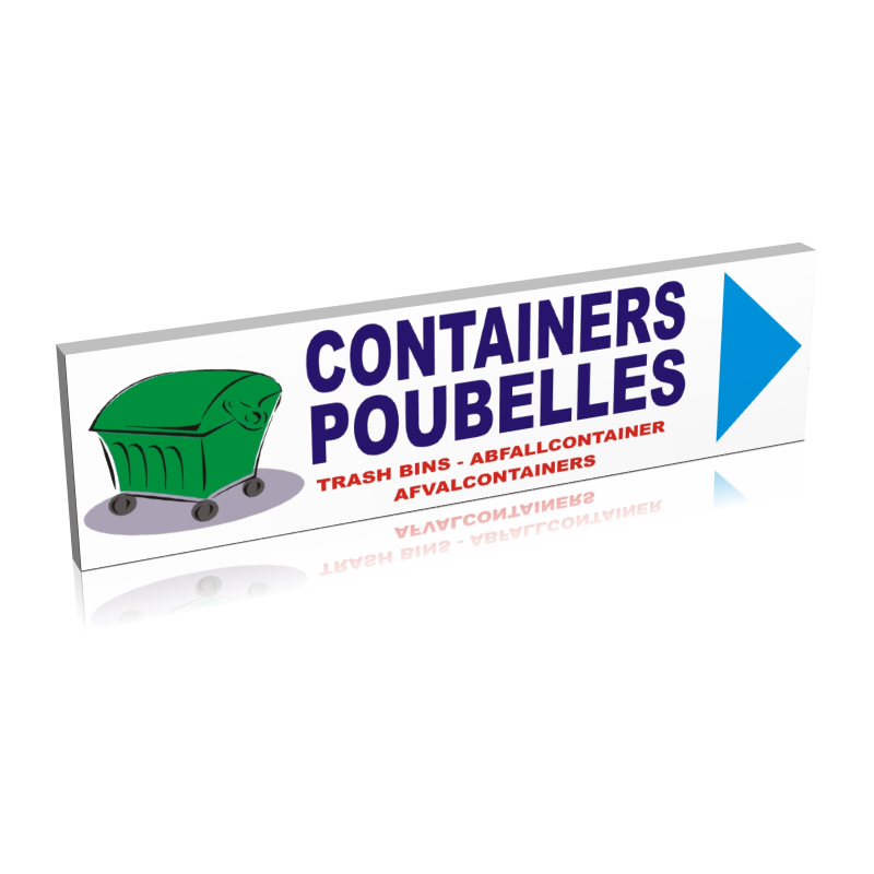 Containers poubelle droite