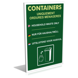 Containers - Uniquement ordures ménagères