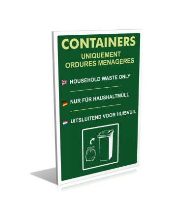 Containers - Uniquement ordures ménagères