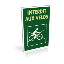 Interdit aux vélos