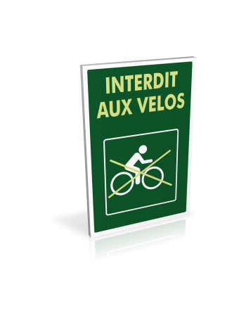 Interdit aux vélos