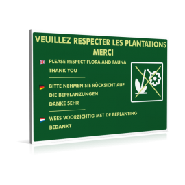 Veuillez respecter les plantations