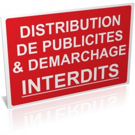 Entrée  Distribution de publicité et démarchage interdit