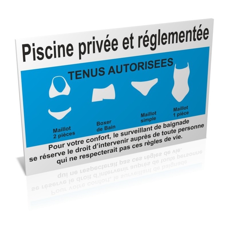 Piscine privée réglementée Piscine privée réglementée