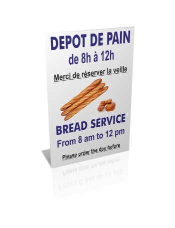 Entrée  Dépôt de pain